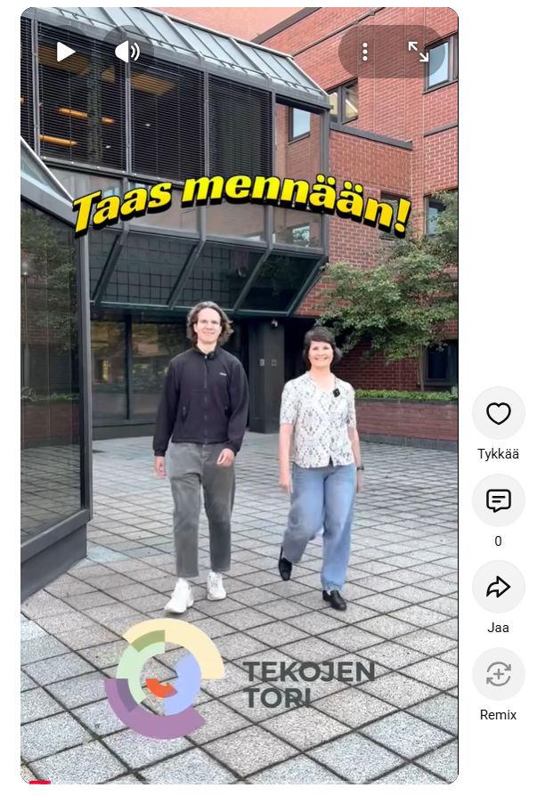 Tekojen tori kampanjavideo