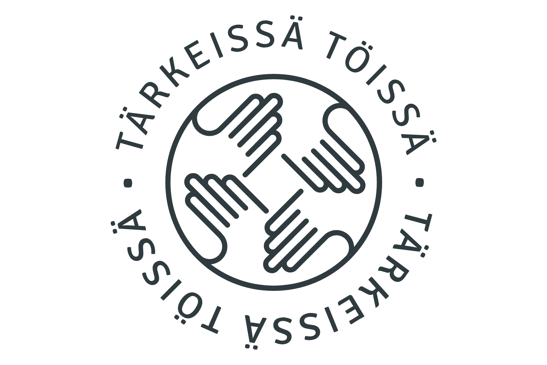 Tärkeissä töissä logo
