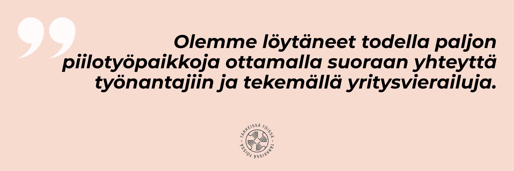 Sitaatti te-palveluista