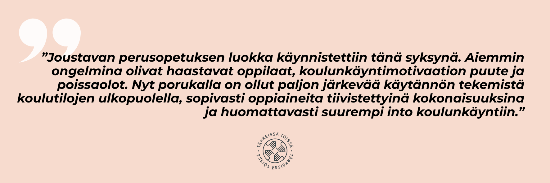 Sitaatti perusopetus