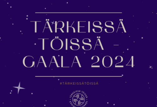 Tärkeissä töissä -gaala 2024