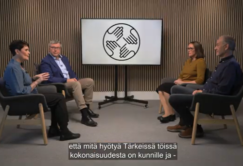 Tärkeissä töissä video 