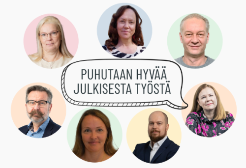 Puhutaan hyvää julkisesta työstä kuvituskuva