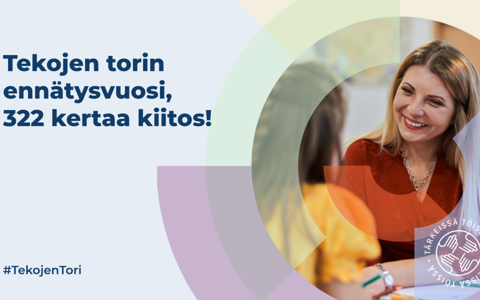 Tekojen tori kiitoskuva